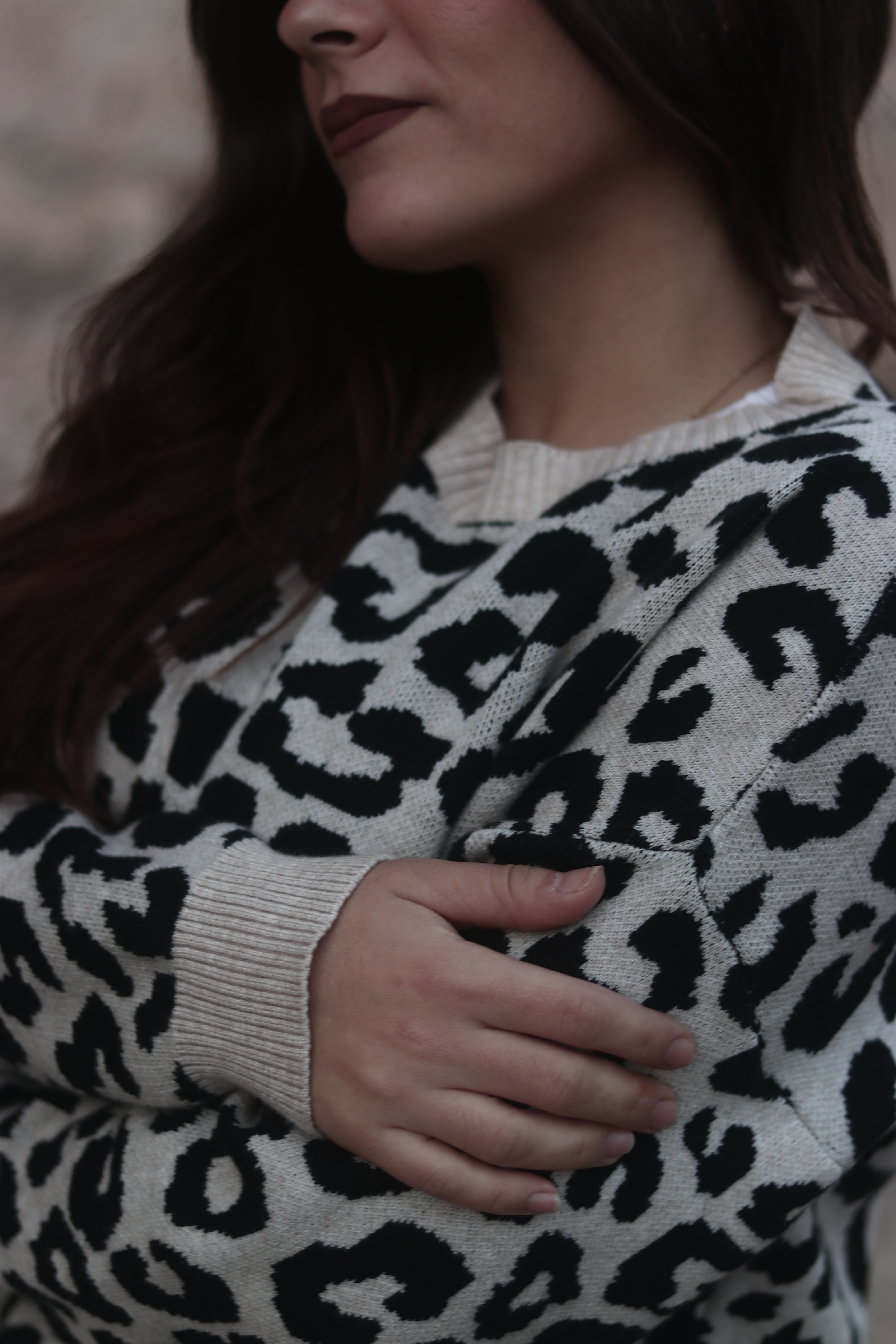 Cairo | Jersey estampado leopardo